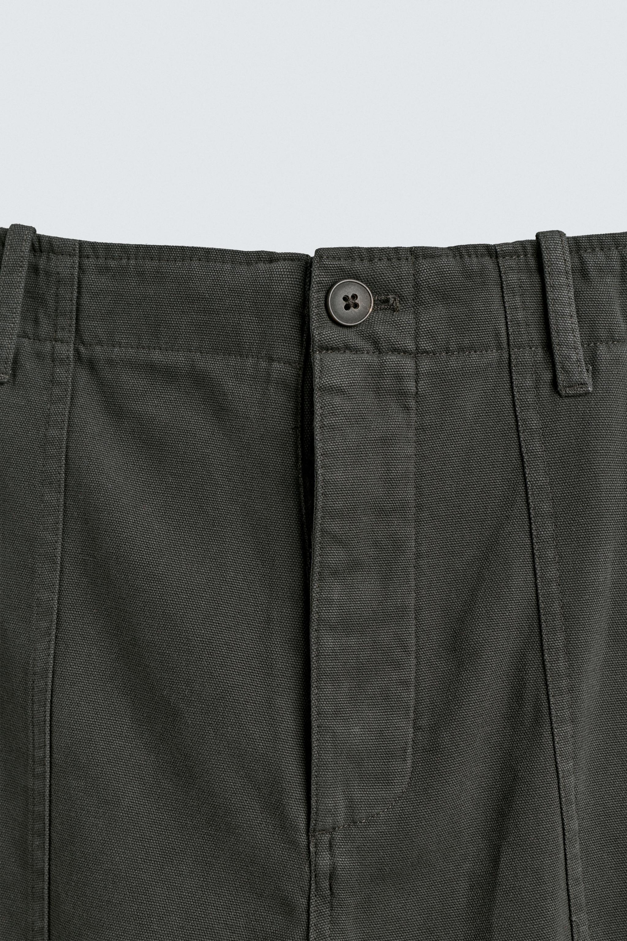 PANTALON COUPE DÉCONTRACTÉE À PASSANTS